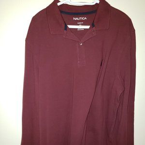 Nautica Men's Long Sleeve Polo - XXL